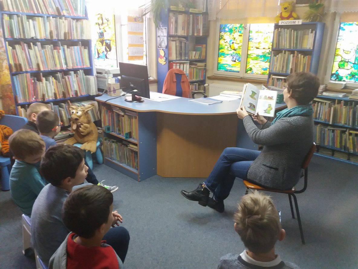 Wizyta pierwszoklasistów w Bibliotece