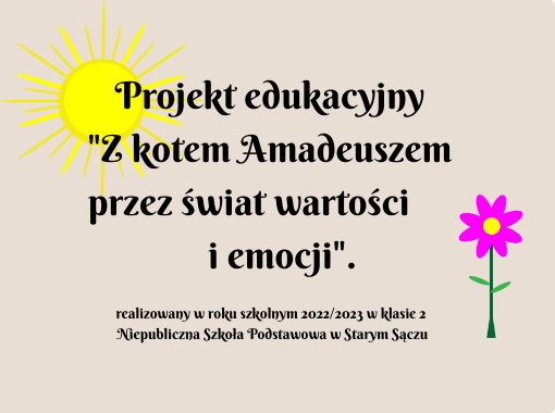 Projekt edukacyjny realizowany w ramach zajęć świetlicowych zakończony!