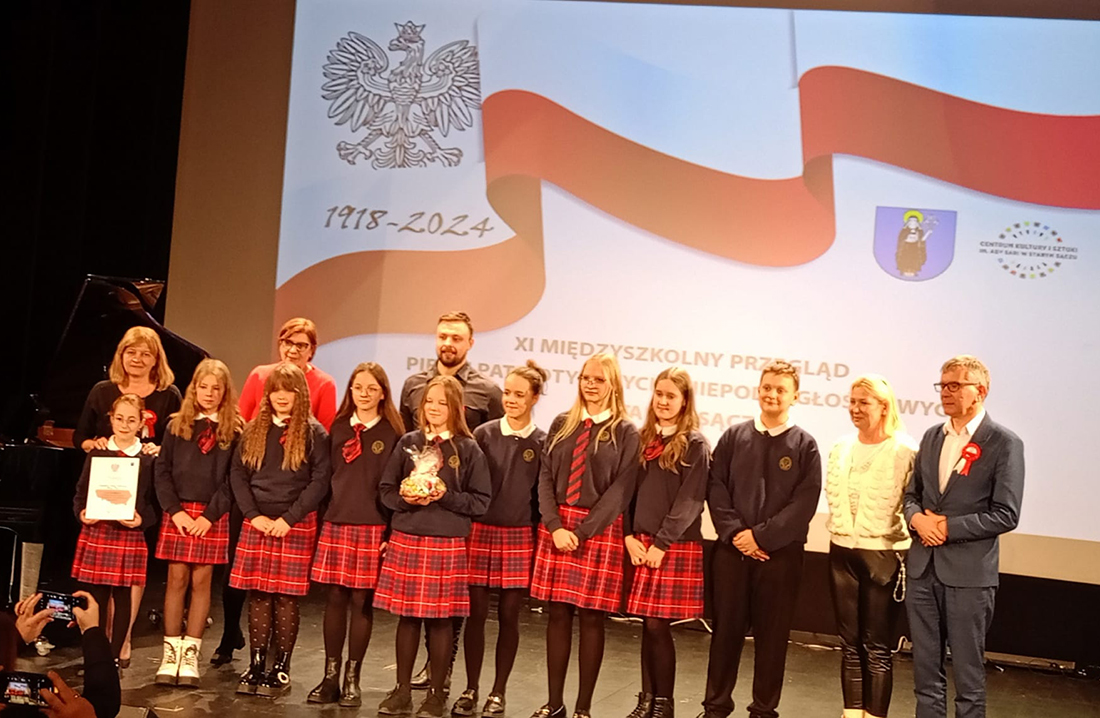 XI Międzyszkolny Przegląd Pieśni Patriotycznych i Niepodległościowych 🤍❤️