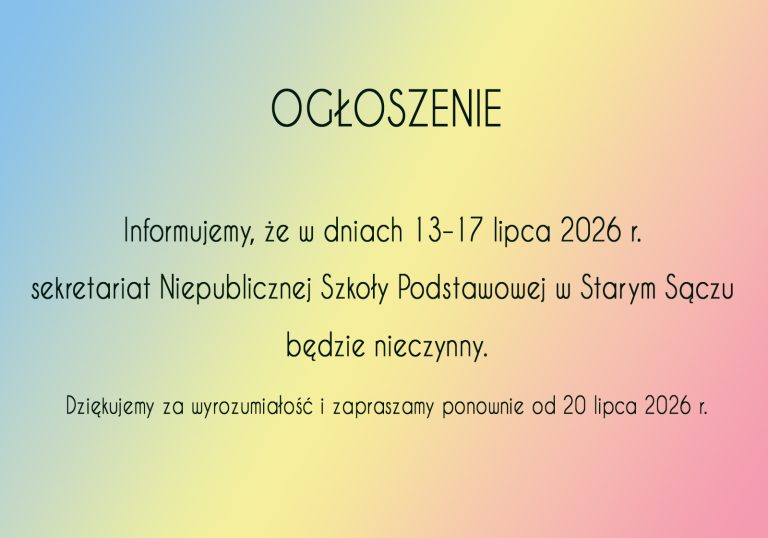 📢OGŁOSZENIE 📢