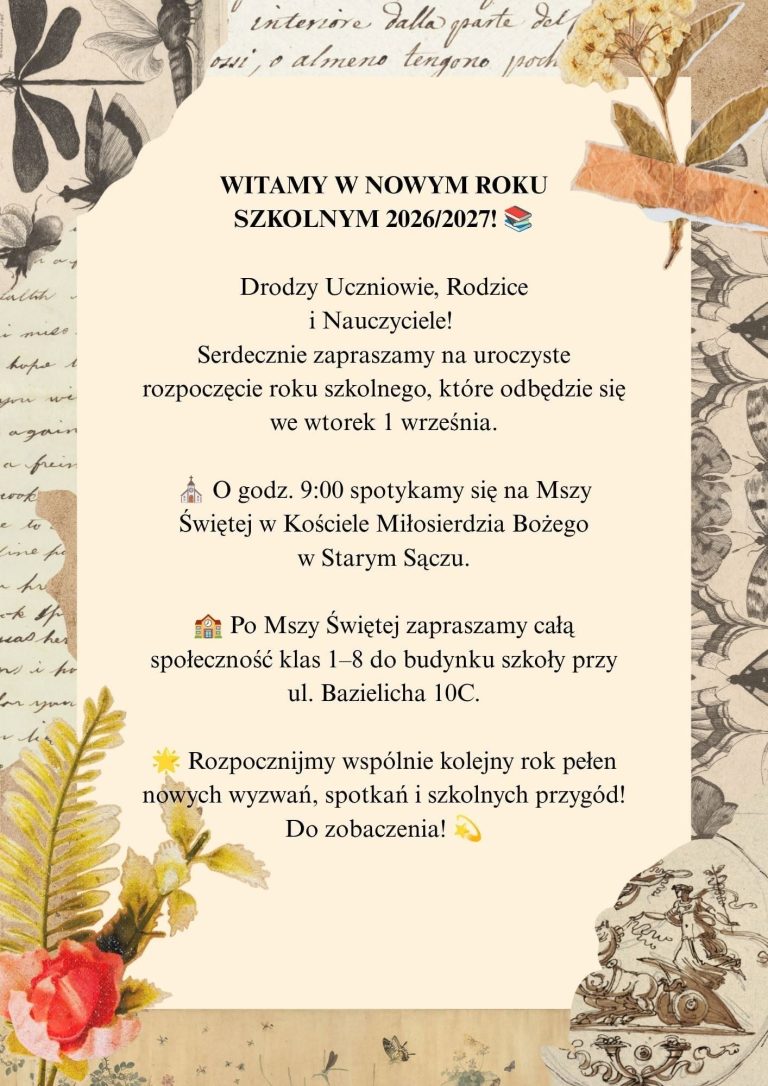 Rozpoczęcie roku szkolnego 🏫🎒